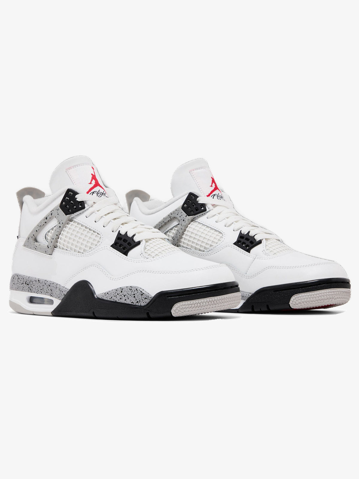 Jordan 4 Retro 'White Cement (2025)' β pair