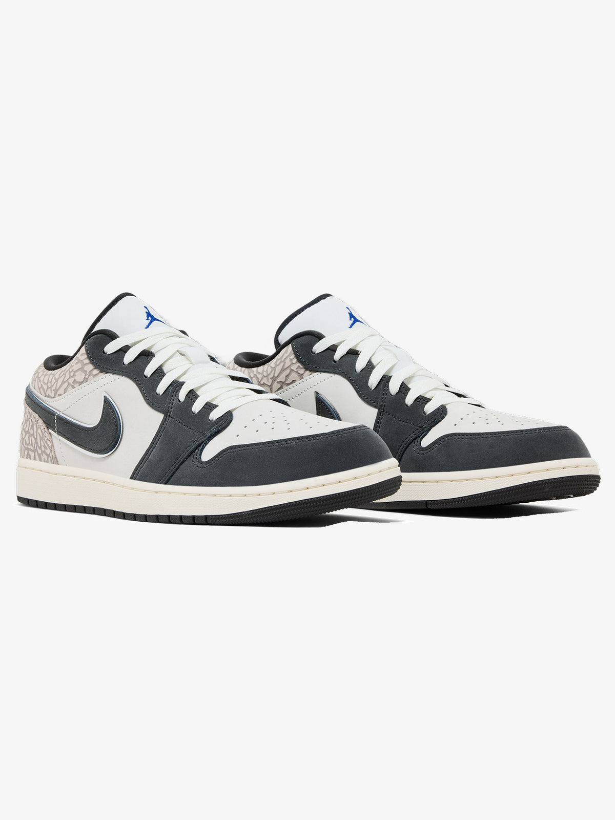 Jordan 1 Low SE 'Sail Deep Pewter Elephent Print' β pair