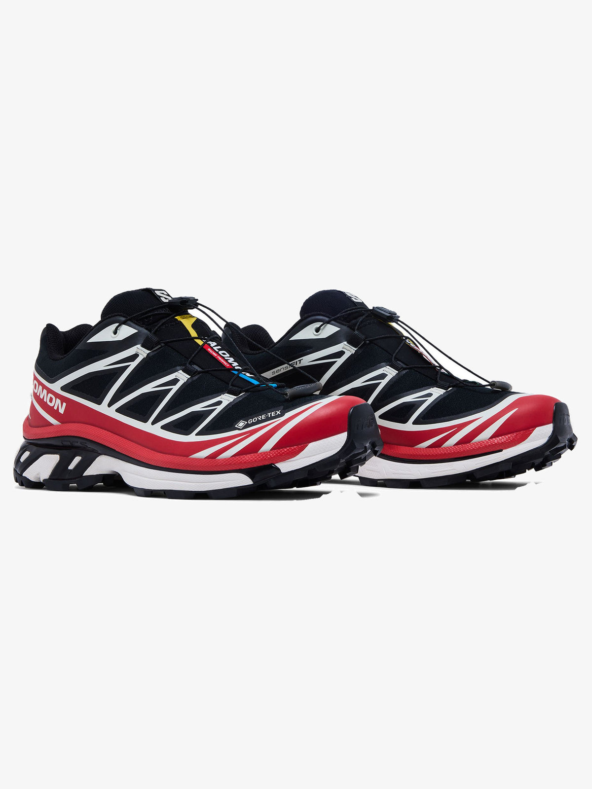 Salomon XT-6 Gore-Tex 'Black Flame Scarlet' β pair