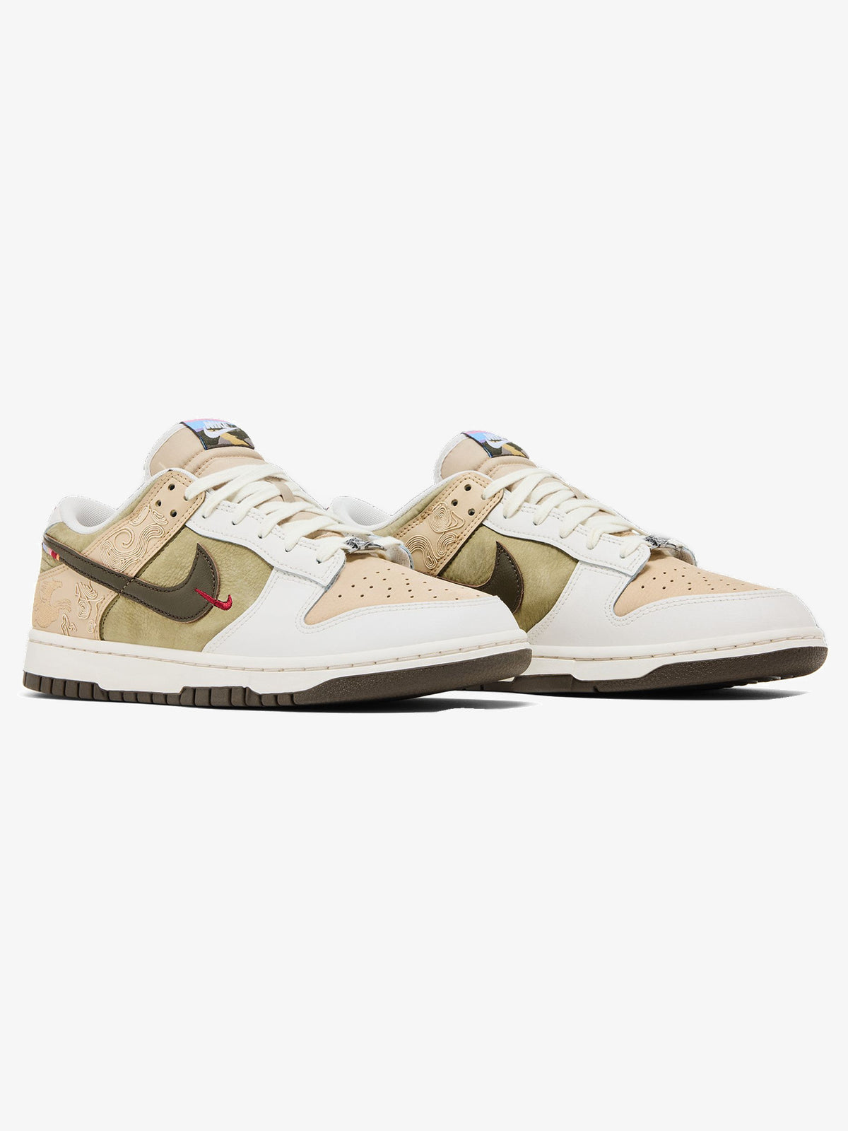 Nike Dunk Low 'Pegasus Pack Linen Phantom' β pair