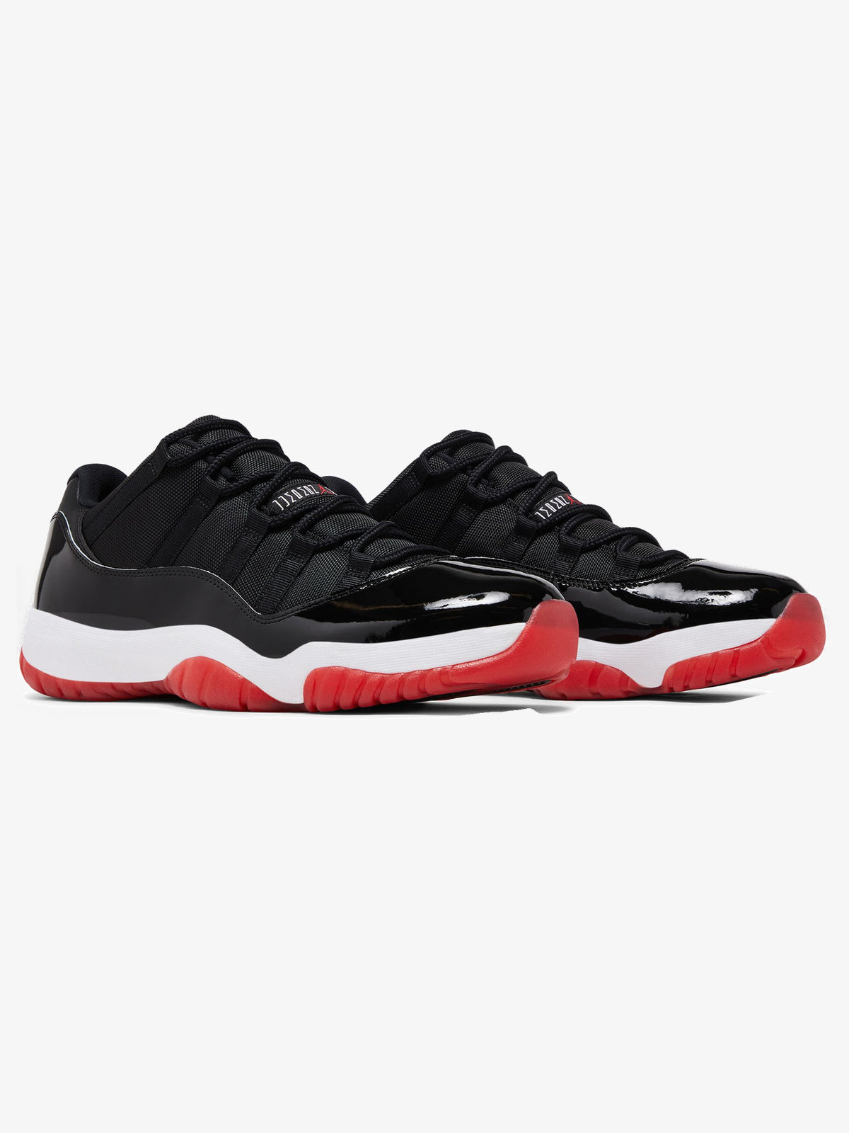 Jordan 11 Retro Low 'Bred (2025)' β pair