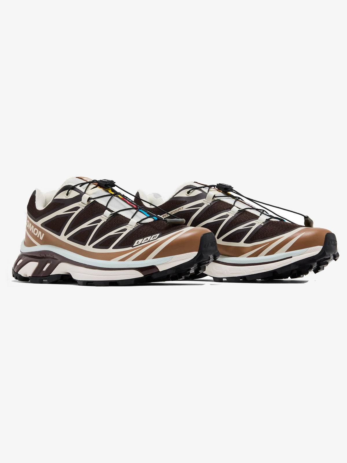 Salomon XT-6 'Black Coffee Burro Bitter Chocolate' β pair