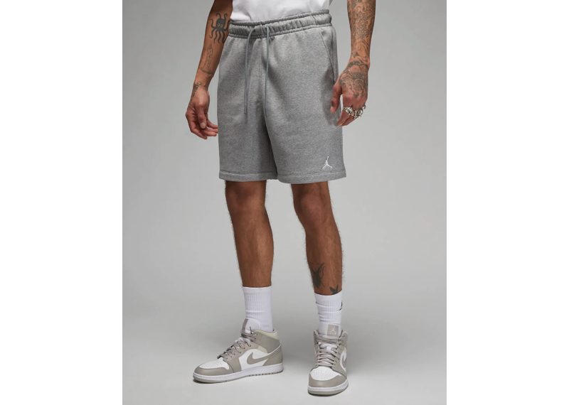 Nike Jordan Fleece Mens Shorts Carbon Heather/White