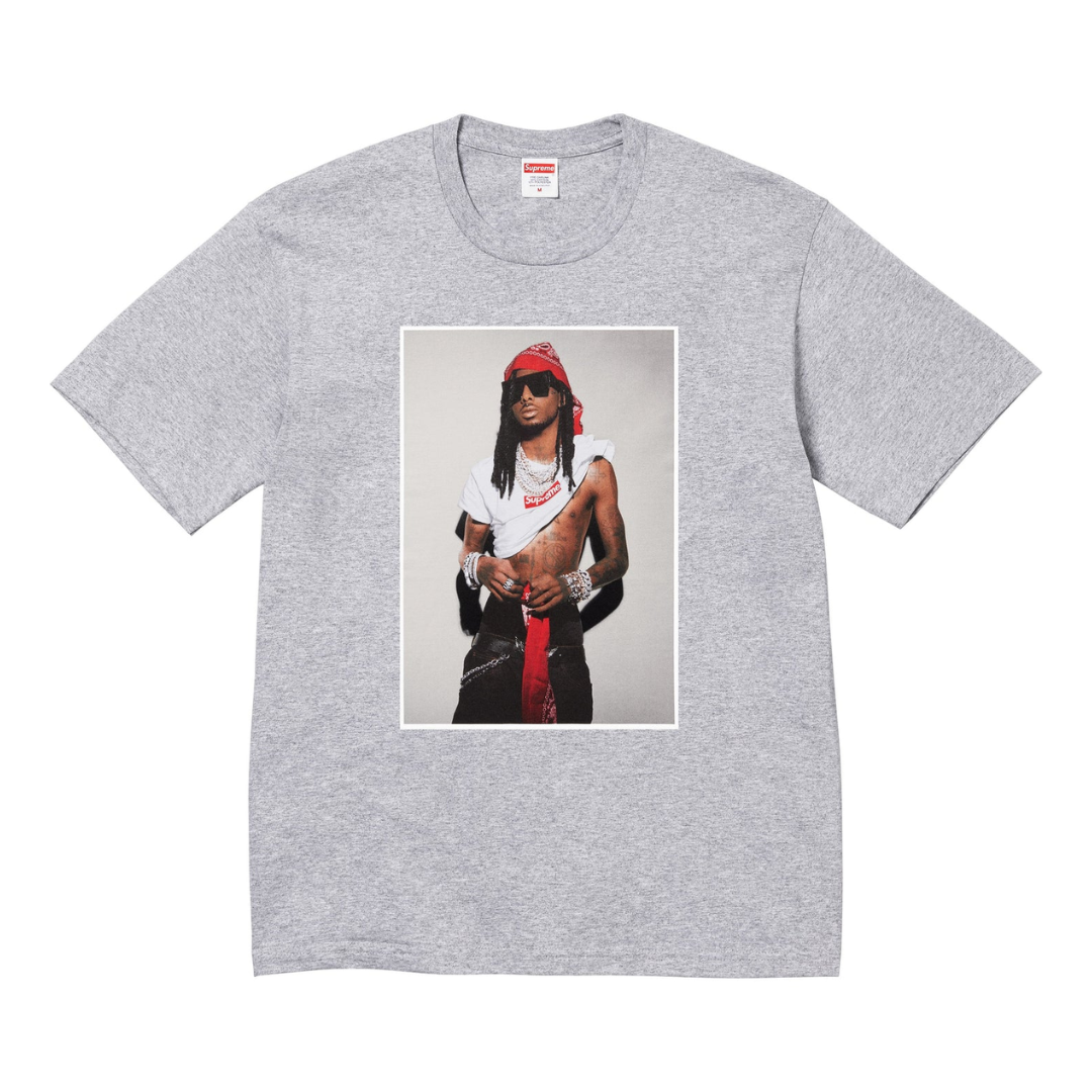 Supreme Playboi Carti Tee Heather Grey