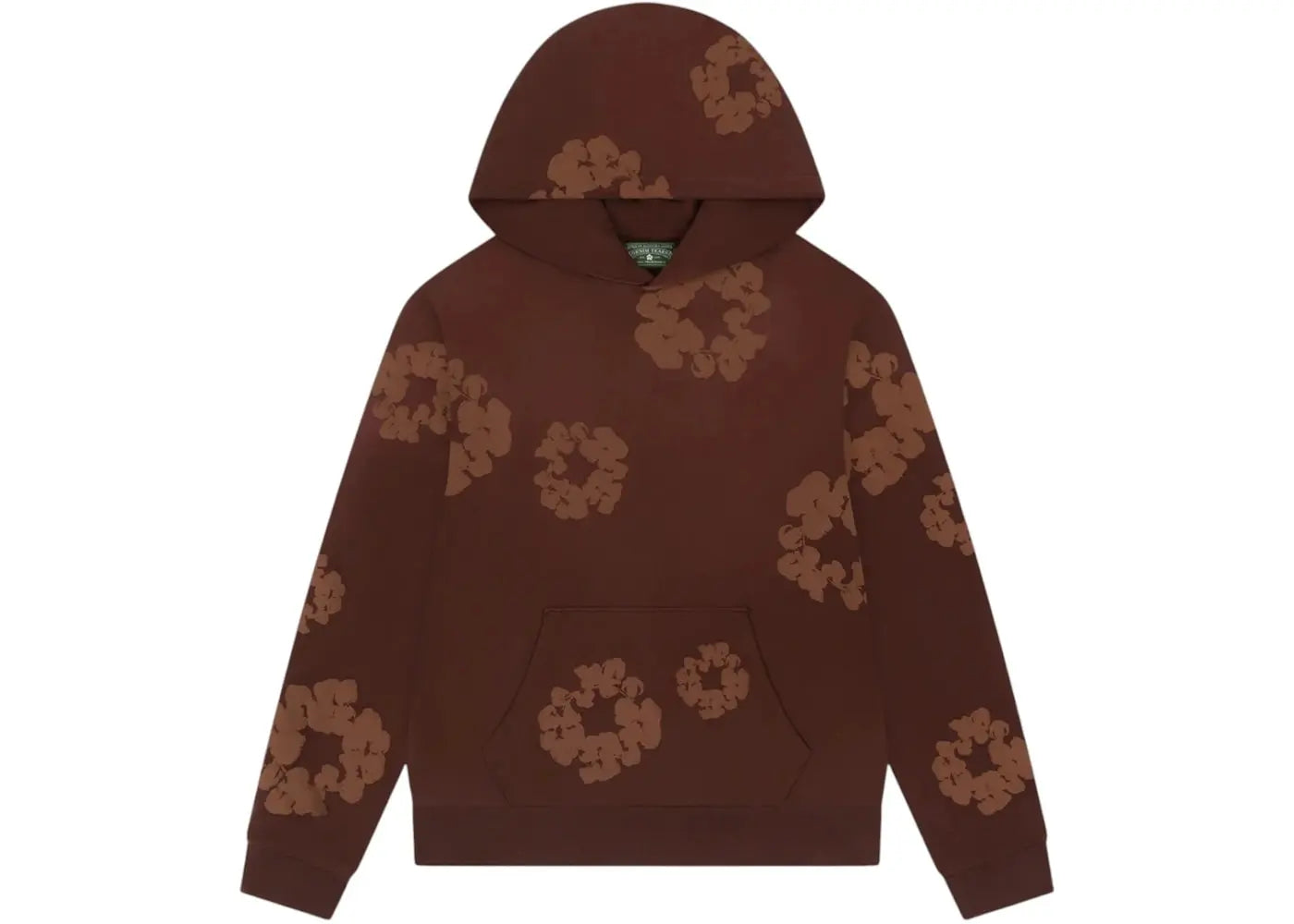 Denim Tears Mono Cotton Wreath Hoodie Brown Basement