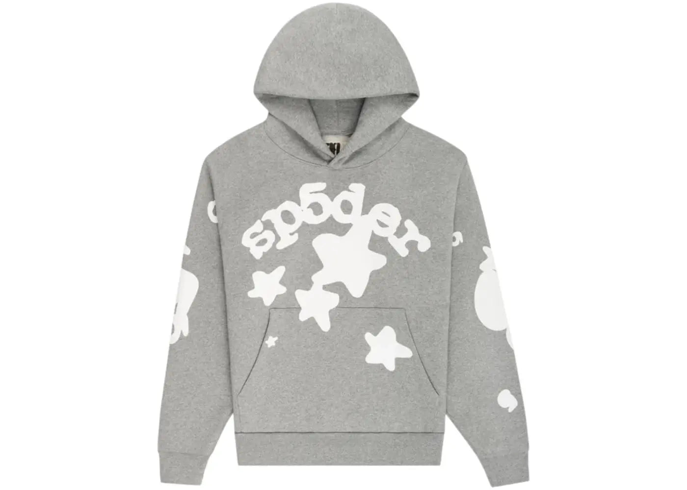 Sp5der Beluga Hoodie Dark Grey Heather Basement