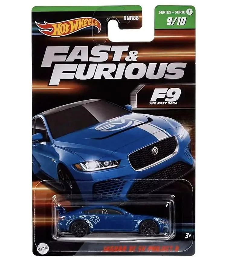 Jaguar XE SV Project 8 Fast & Furious 9/10 Hot Wheels Mattel Series 2 Basement