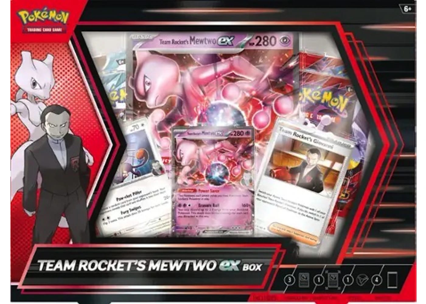 Pokemon Destined Rivals Team Rockets Mewtwo EX Box 2025 Pokemon Scarlet & Violet Basement