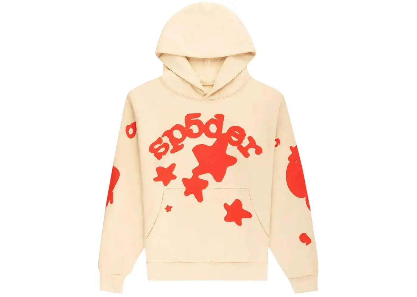 Sp5der Beluga Hoodie Cream Basement