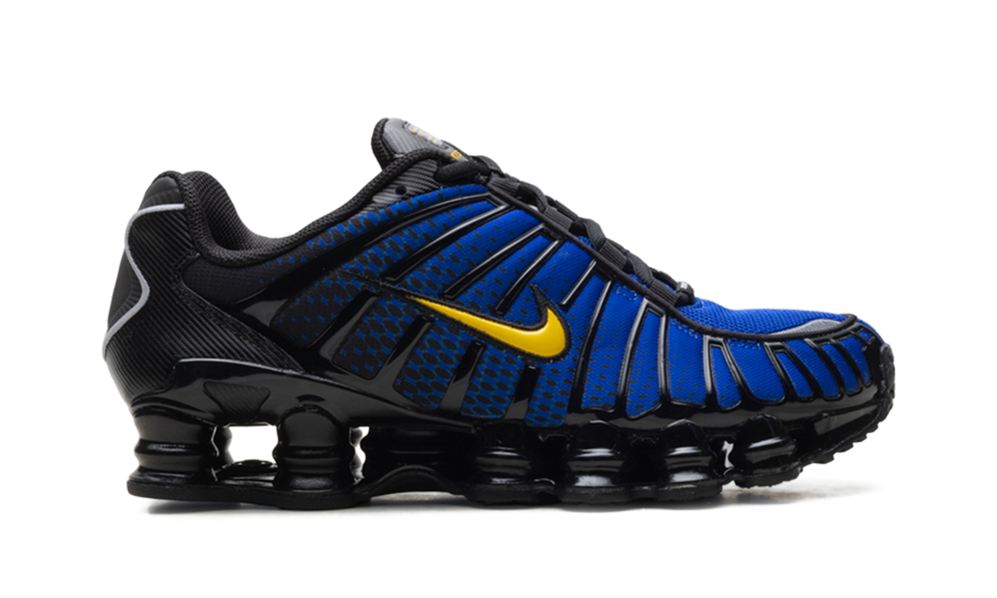 Nike Shox TL Black Lyon Blue Varsity Maize