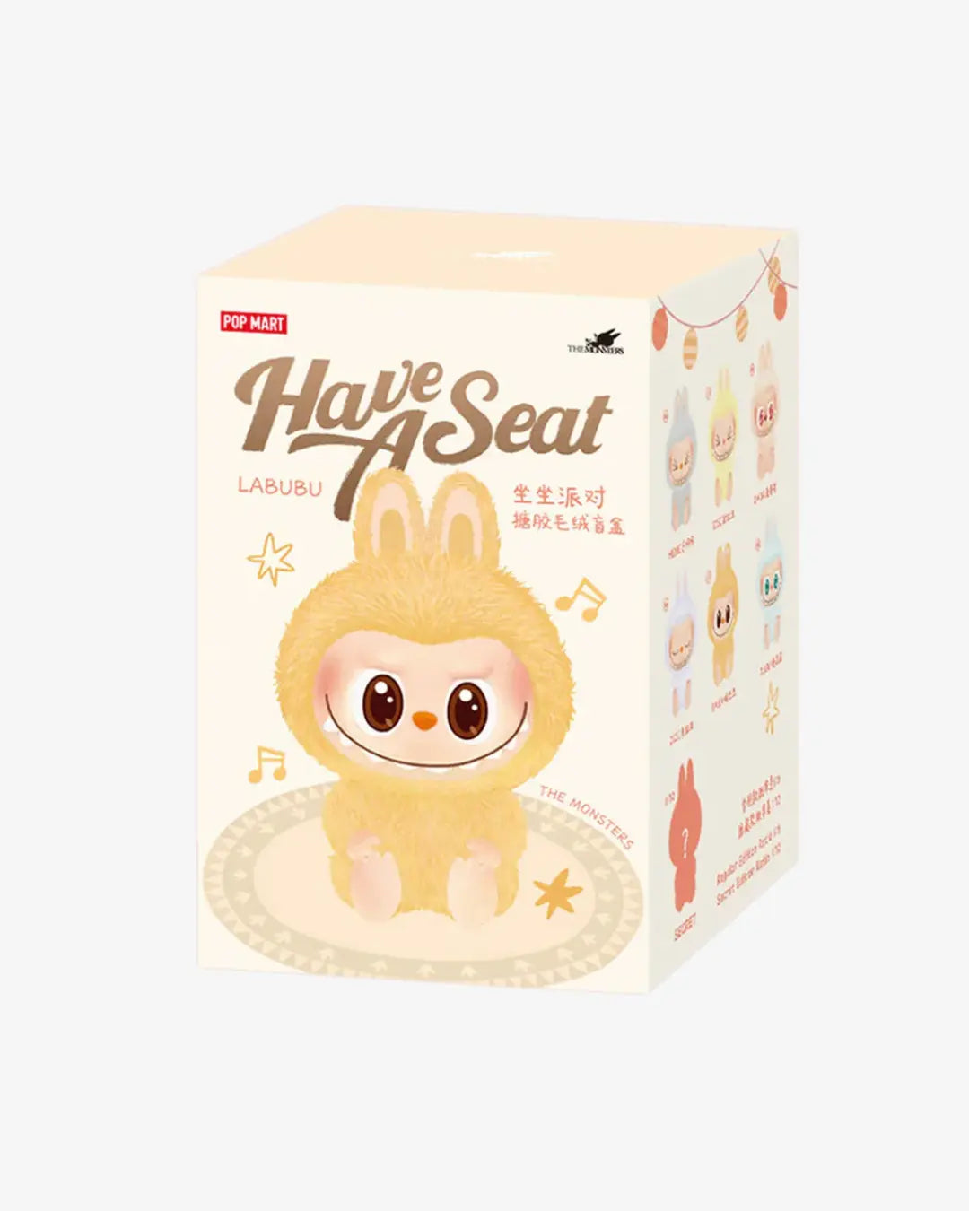 Pop Mart Labubu The Monsters Have a Seat Vinyl Plush Blind Box Basement