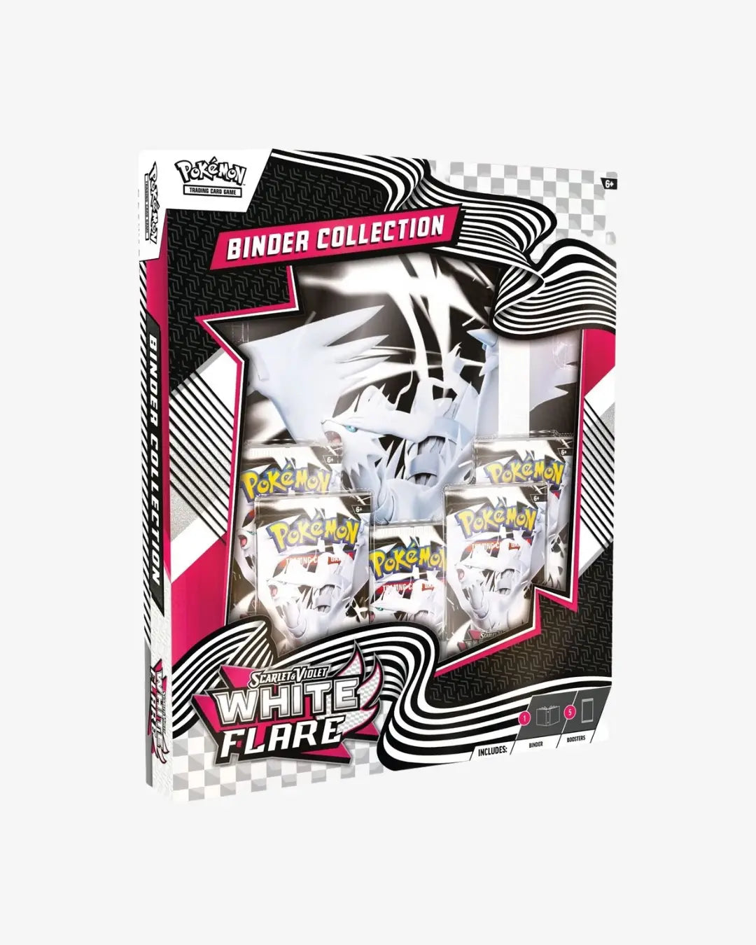 Pokemon White Flare Binder Collection Pokemon Scarlet & Violet Basement