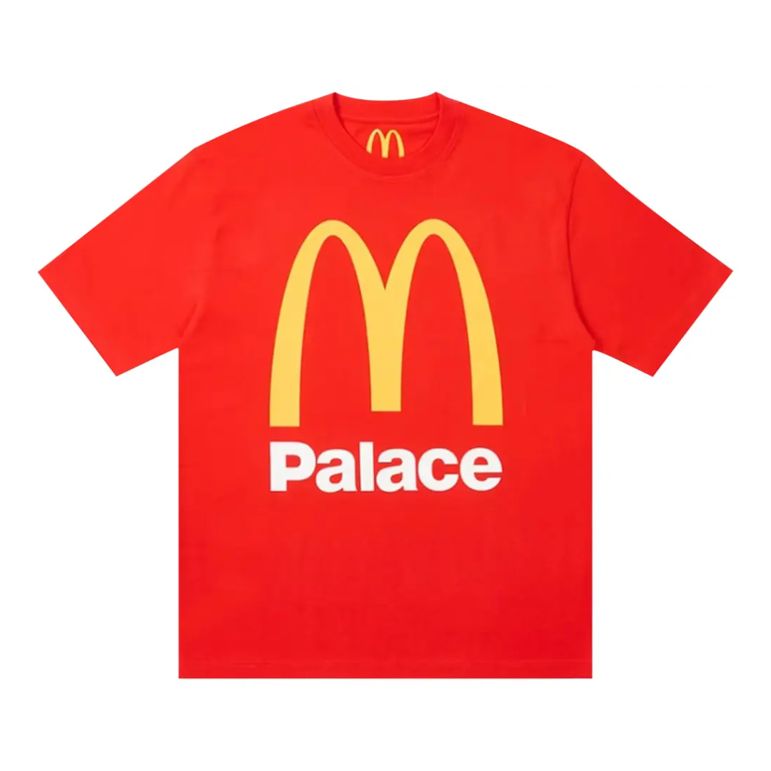 Palace x McDonald's Logo T-shirt Red