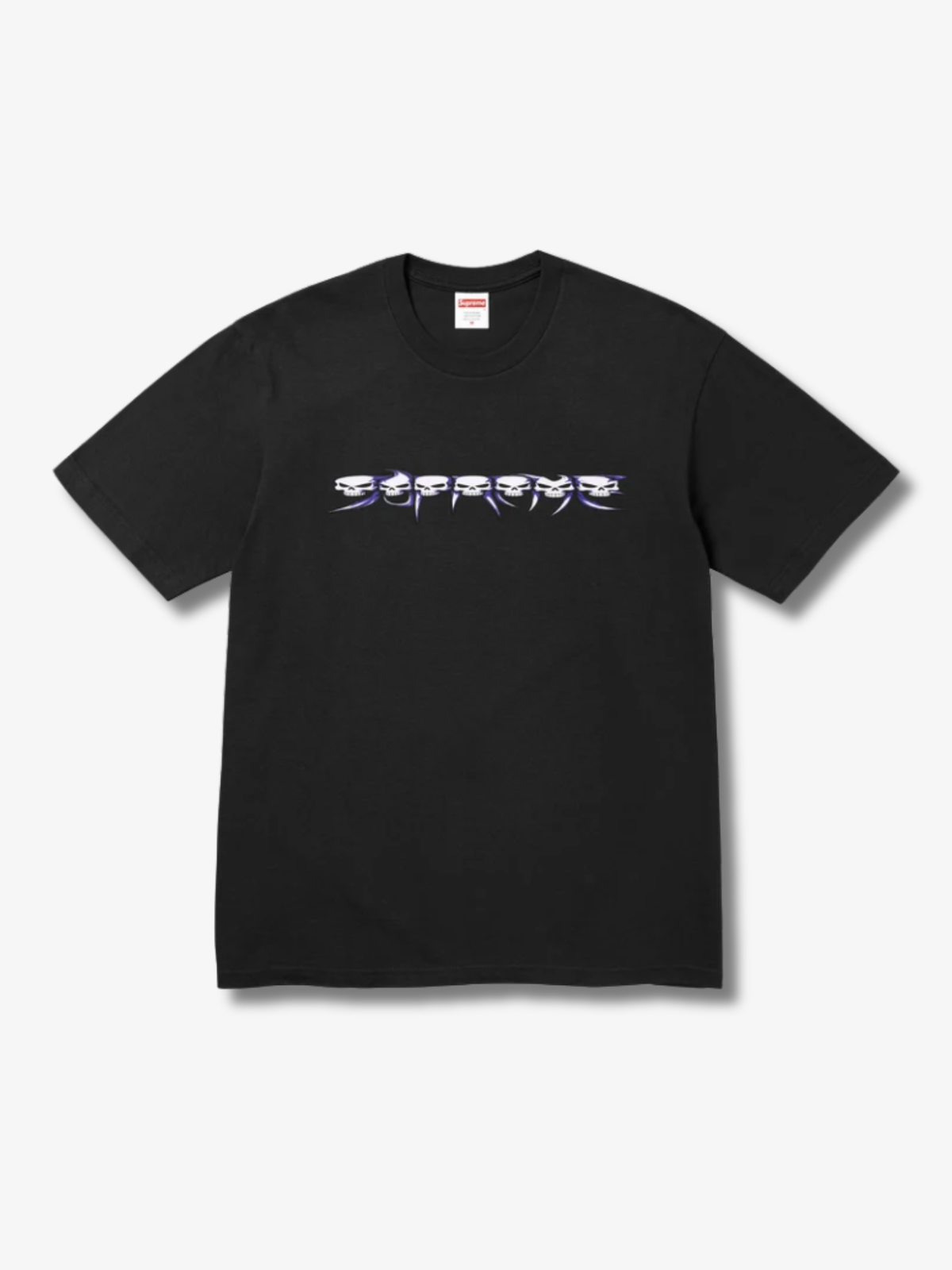 Supreme Skulls Spellout Tee / Black
