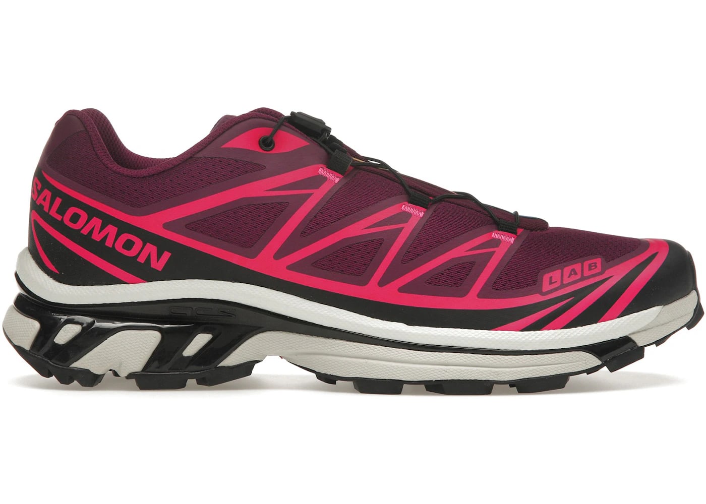Salomon XT-6 Neon Tokyo Plum Caspia Basement