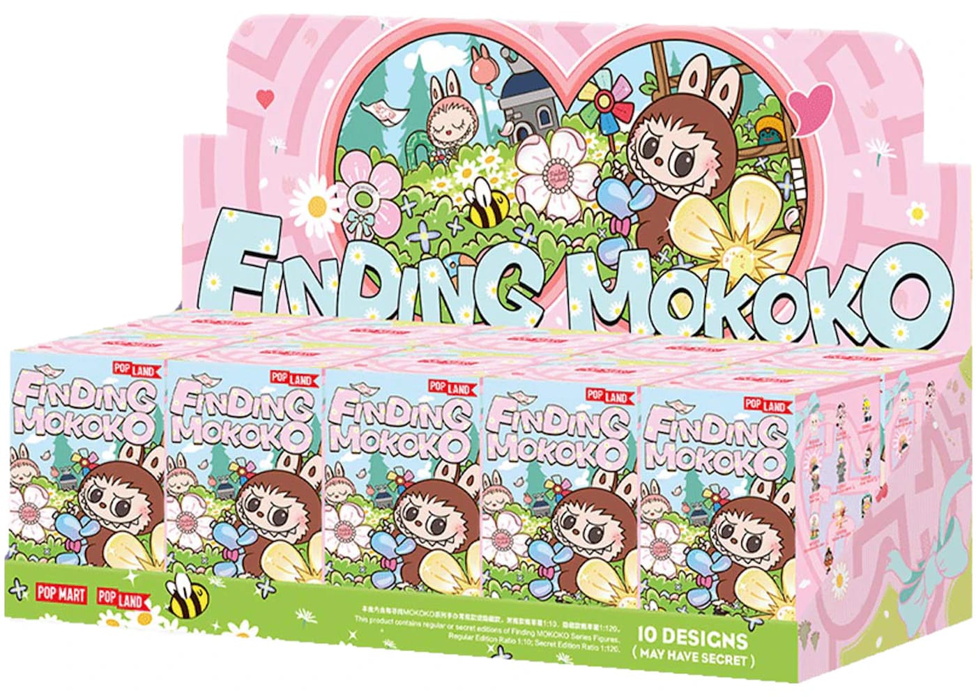 Pop Mart Finding Mokoko Series Figures Sealed Case (10 Blind Box)