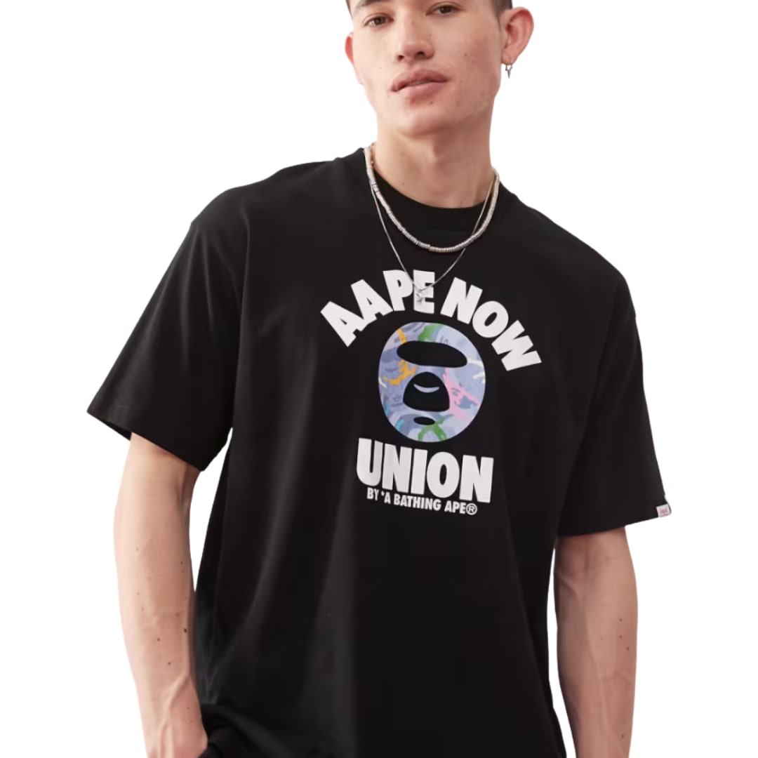 Aape Union Laser Tee 'black'