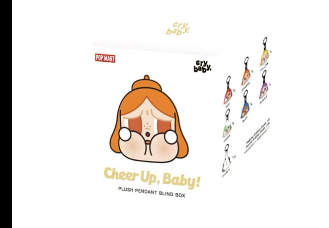 Pop Mart CRYBABY CHEER UP, BABY! Series Plush Pendant Single Blind Box