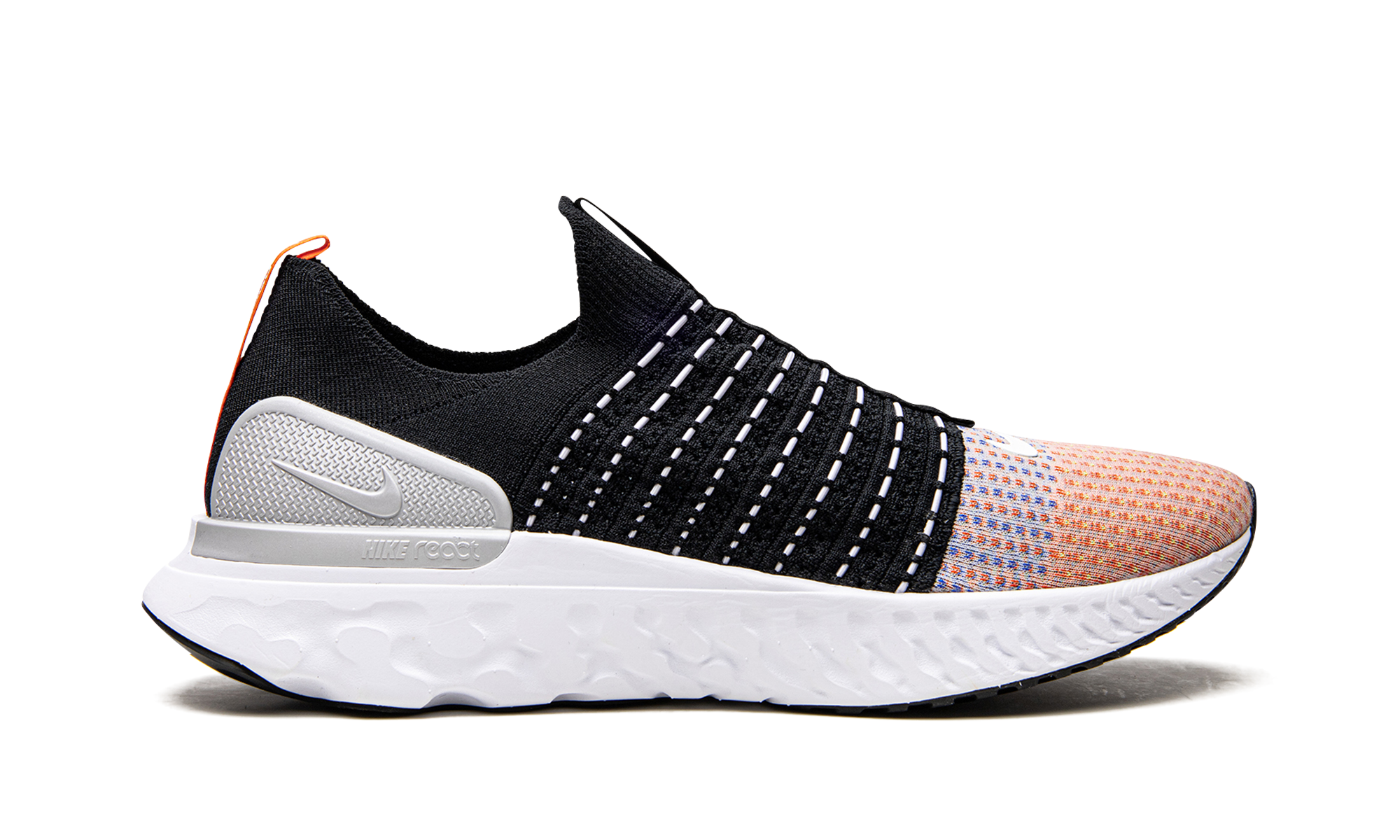 Nike React Phantom Run Flyknit 2 Black Team Orange
