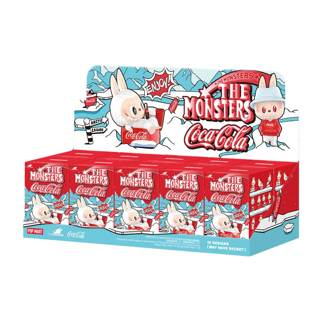 Pop Mart The Monsters Labubu Coca-Cola Series Sealed Case (10 Blind Box) Basement