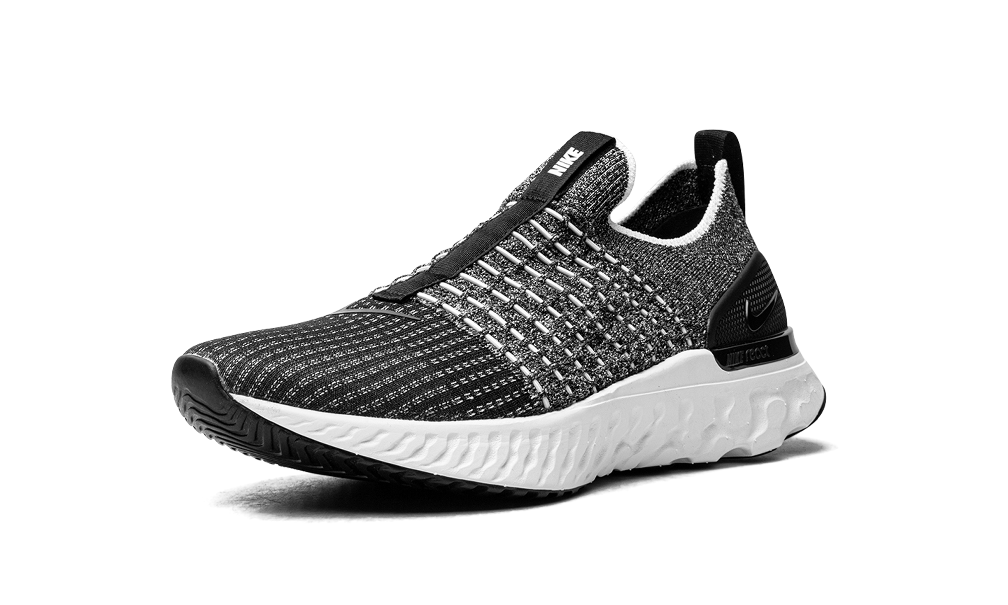 Nike React Phantom Run Flyknit 2 Black White Blend