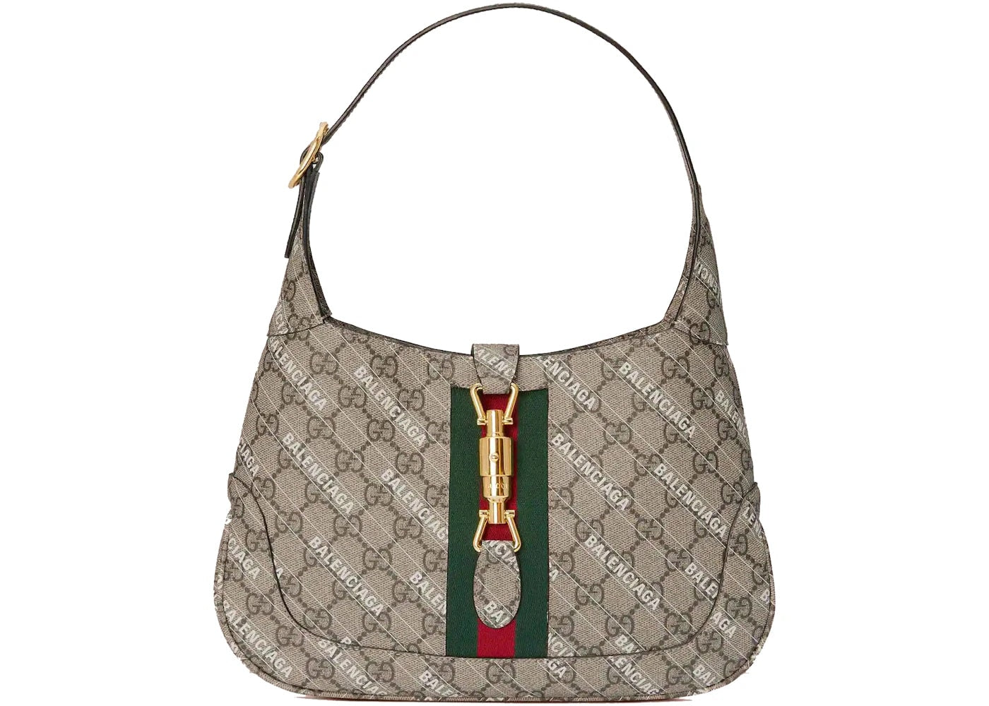 Gucci x Balenciaga The Hacker Project Small Jackie 1961 Beige/Ebony