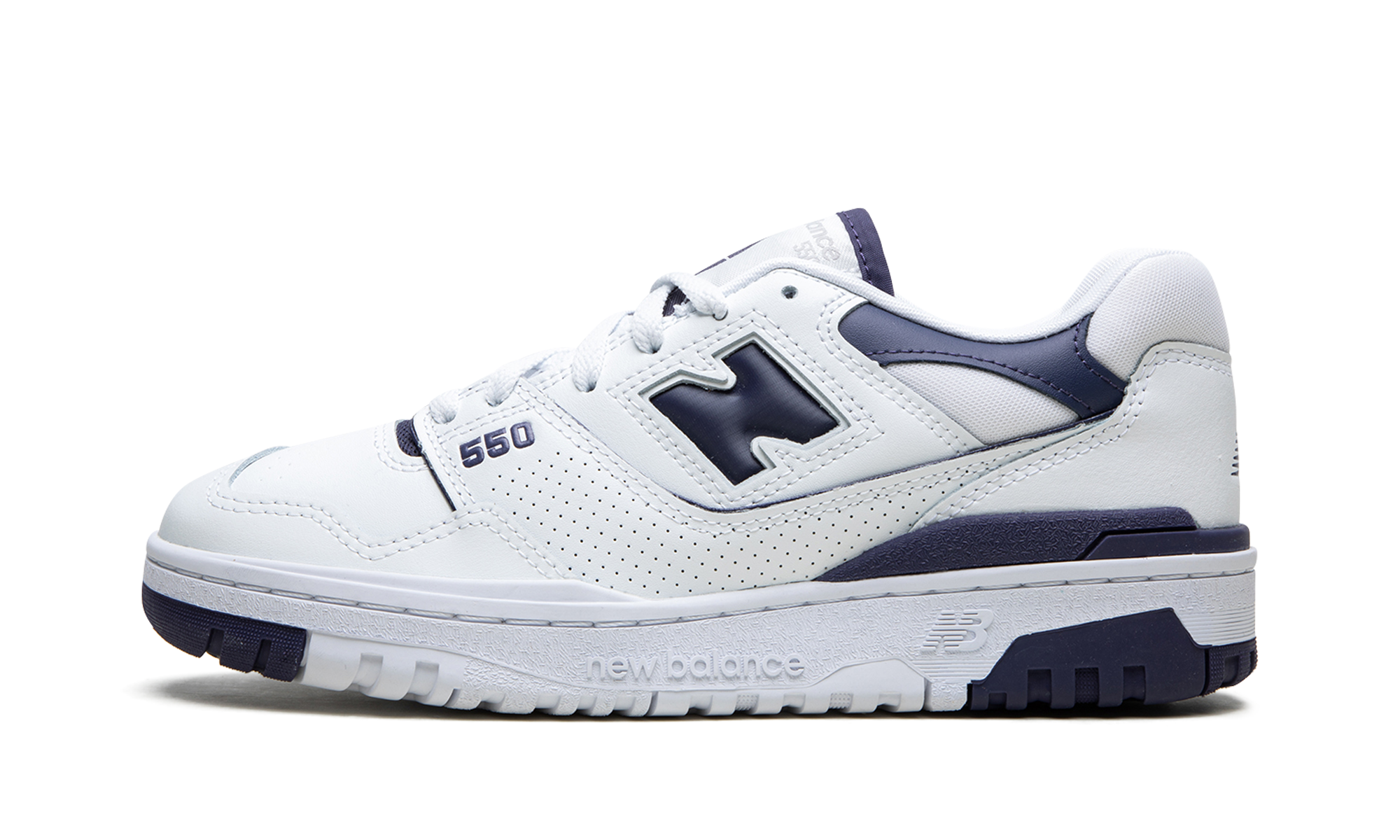 New Balance 550 White Dark Mercury (Women's)
