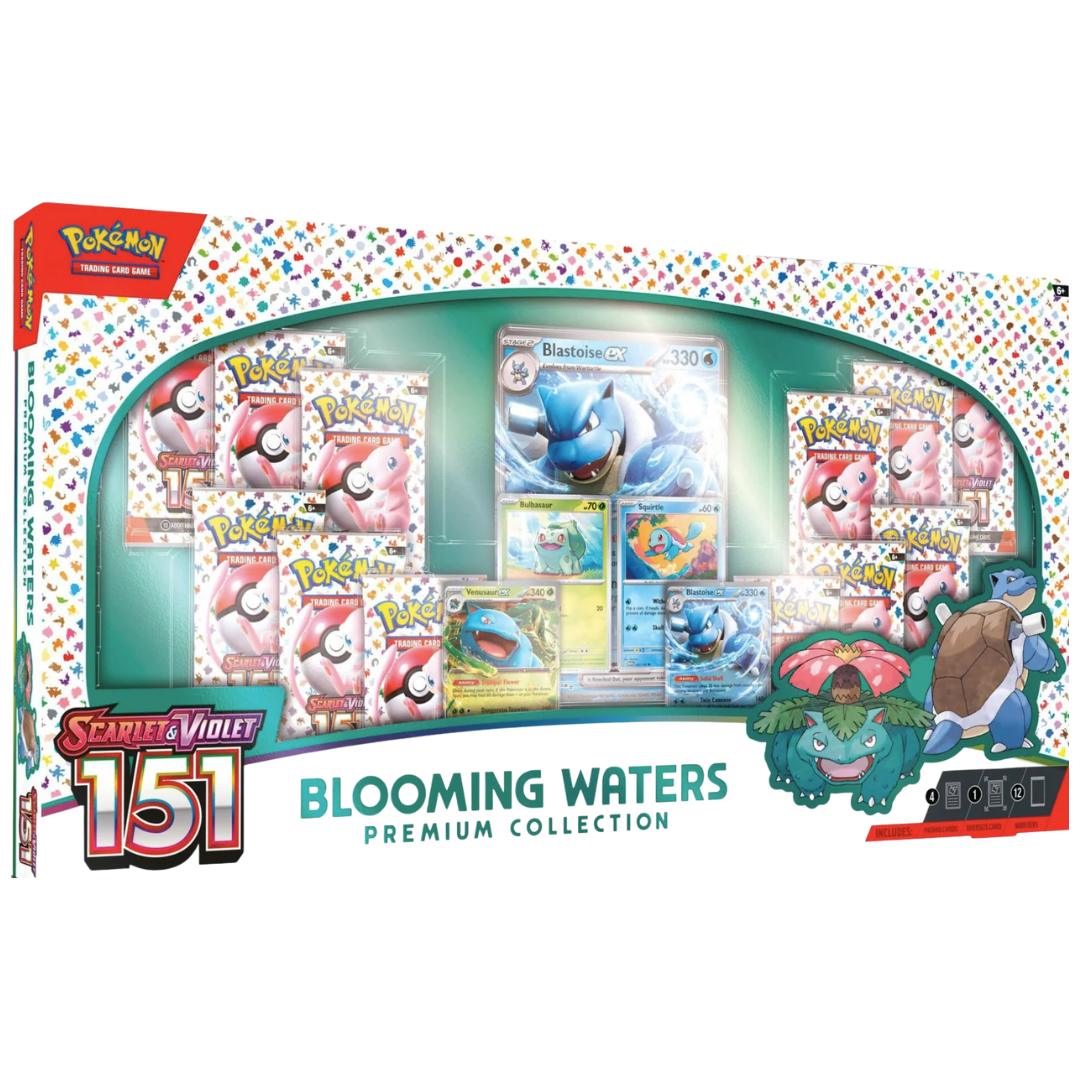 Pokemon 151 Blooming Waters Premium Collection Box Pokémon Scarlet & Violet