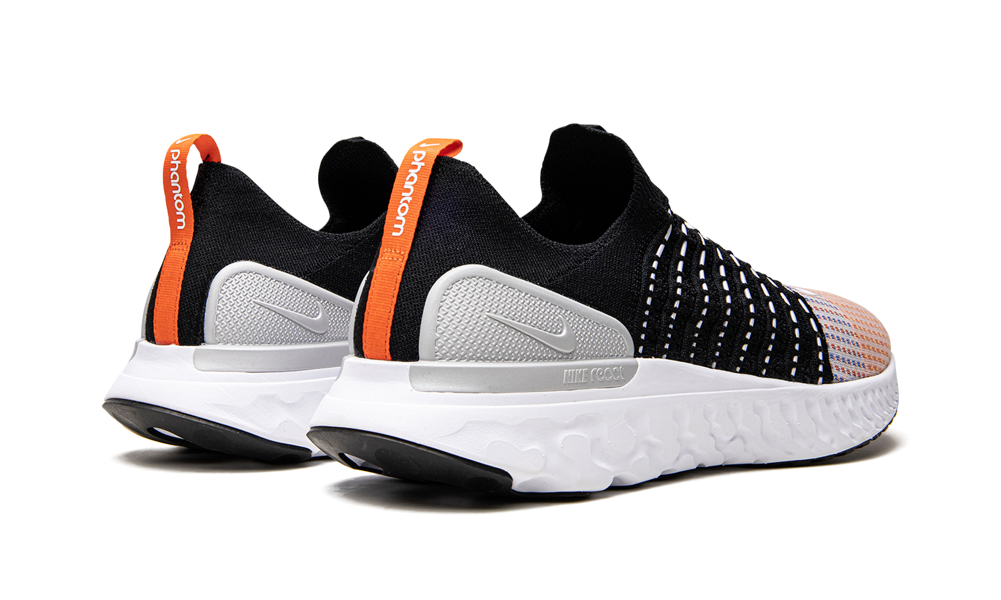 Nike React Phantom Run Flyknit 2 Black Team Orange