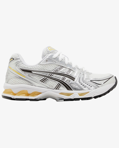 Asics Gel Kayano 14 White Tai-Chi Yellow
