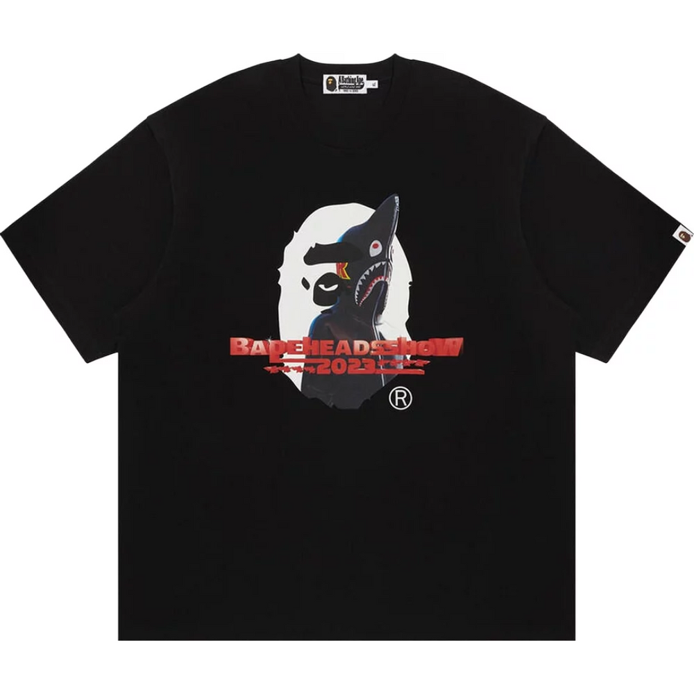 BAPE Heads Show Bape Relaxed Fit Tee 'Black'