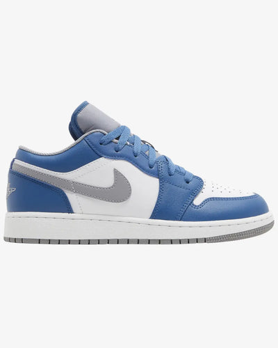 Air Jordan 1 Low GS True Blue Cement Air Jordan