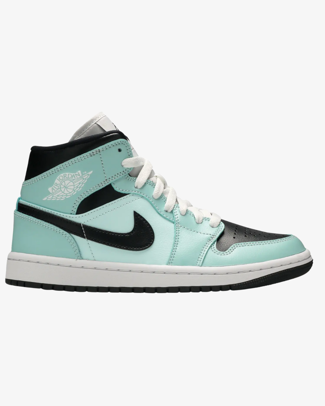 Air Jordan 1 Mid Aqua Black Wmns