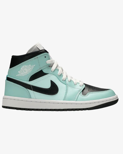 Air Jordan 1 Mid Aqua Black Wmns Air Jordan