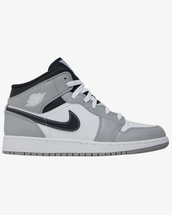 Air Jordan 1 Mid GS Light Smoke Grey Air Jordan