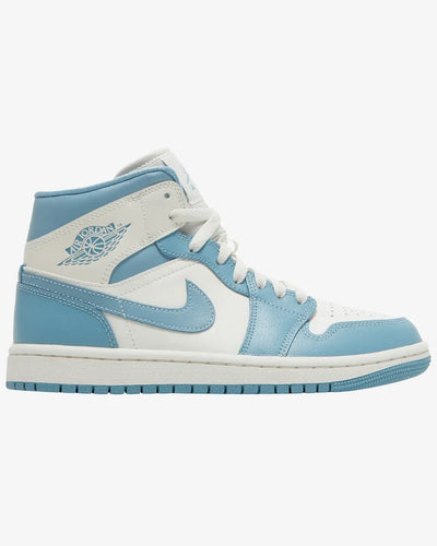 Air Jordan 1 Mid University Blue Wmns Air Jordan