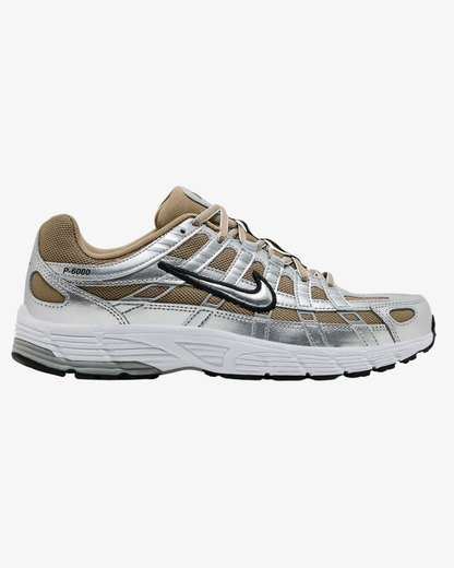 Nike P-6000 Khaki Metallic Silver