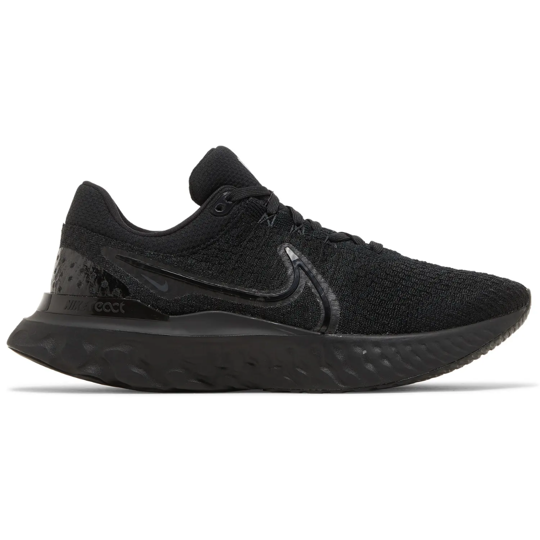 Nike React Infinity Run Flyknit 3 Triple Black