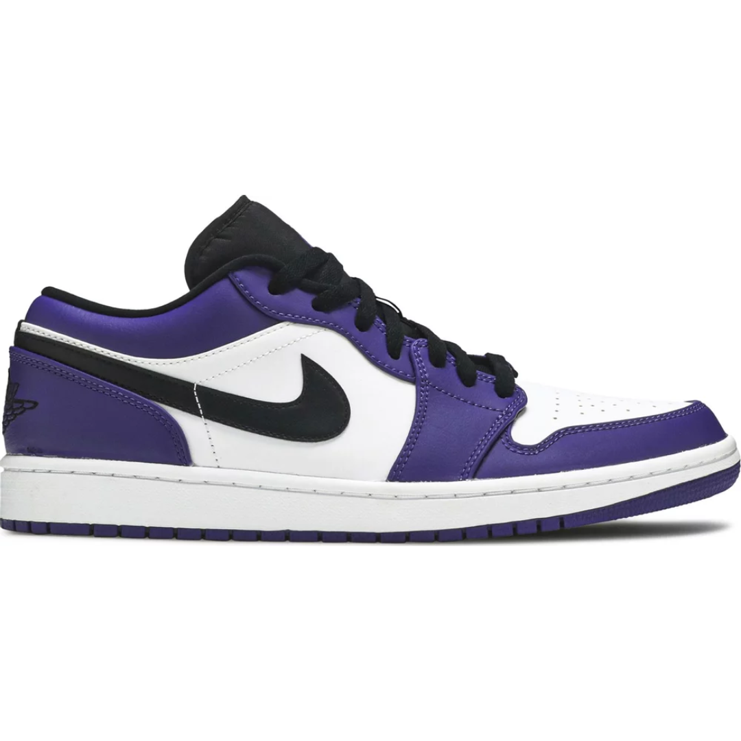 Jordan 1 Low Court Purple White