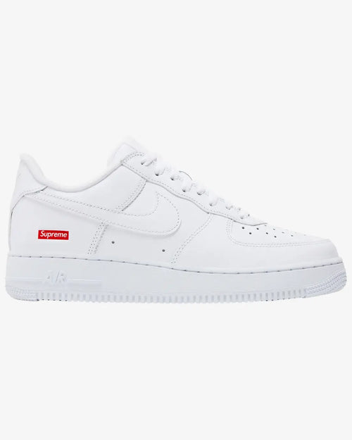 Supreme x Nike Air Force 1 Low Box Logo - White