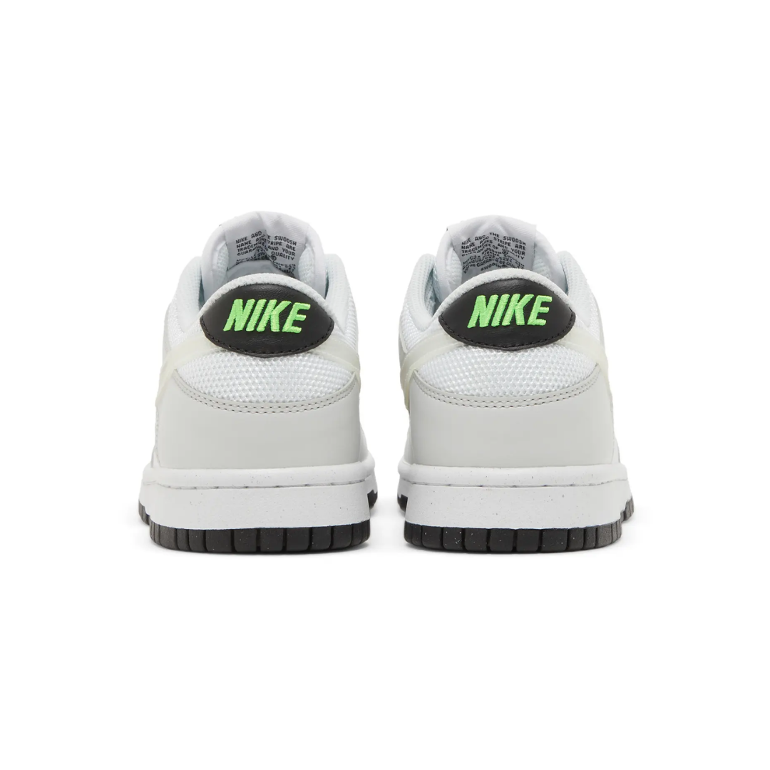 Nike Dunk Low Glitch Swoosh White Grey (GS)