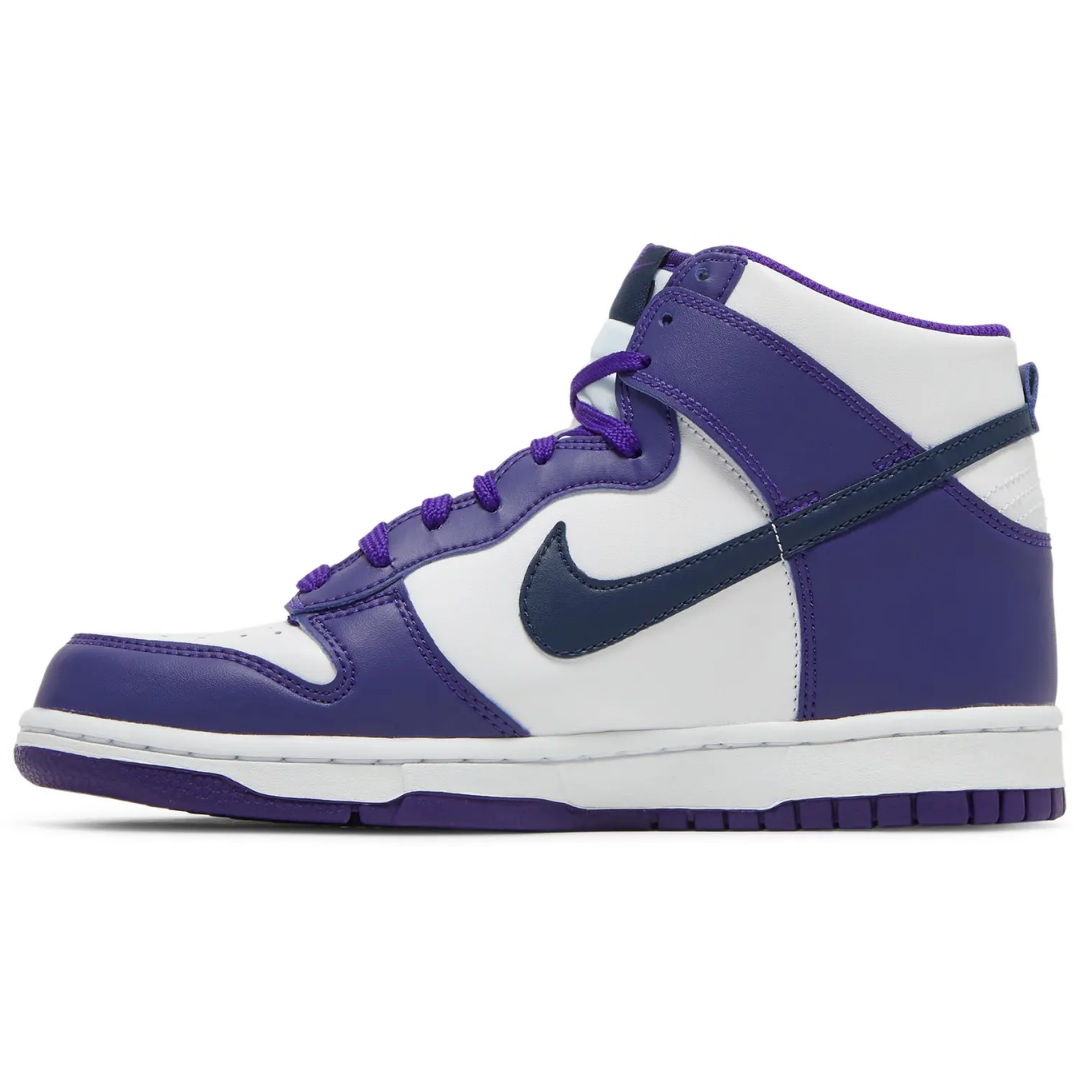Nike Dunk High Electro Purple Midnight Navy (GS)