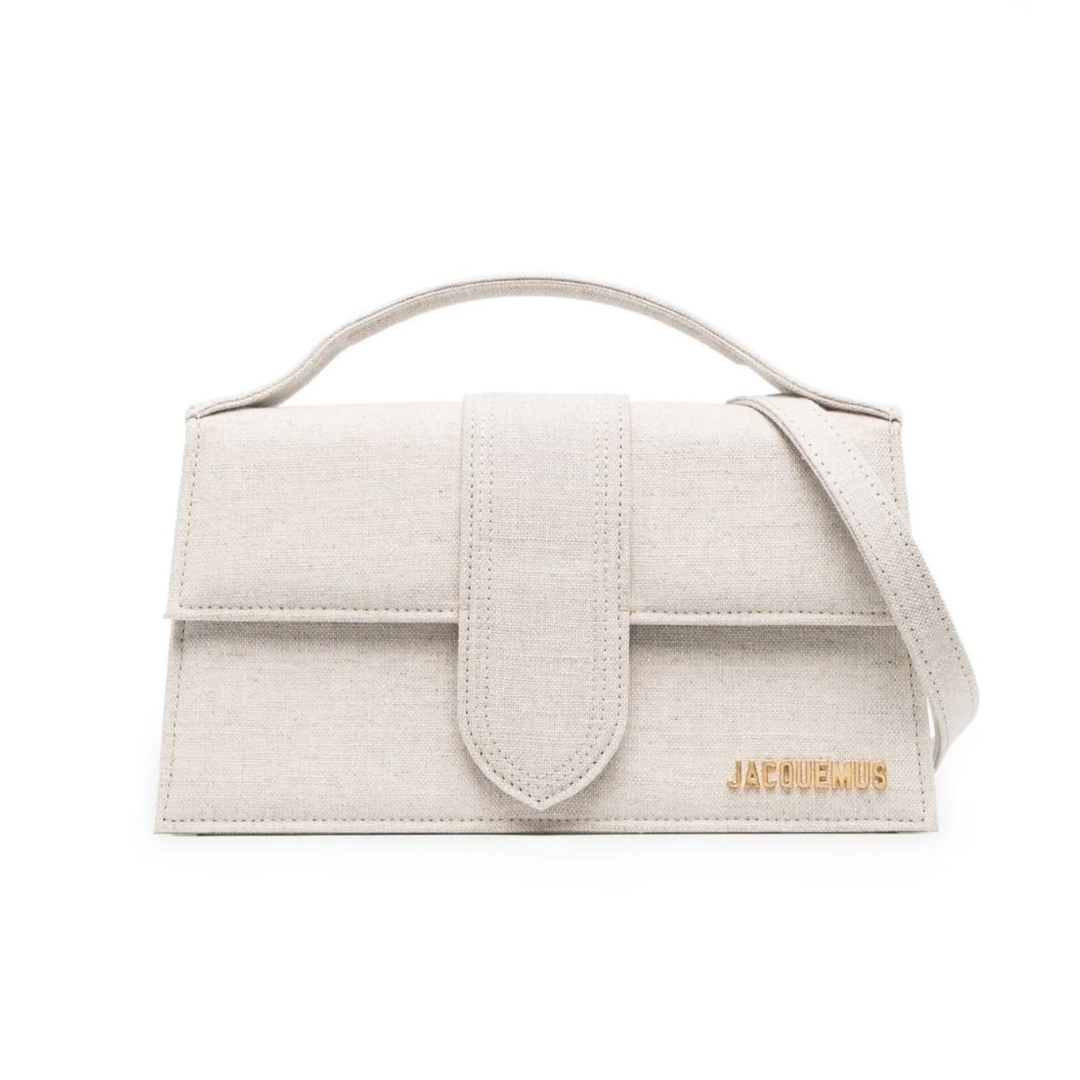 Jacquemus Le Bambino Long Flap Bag Light Greige