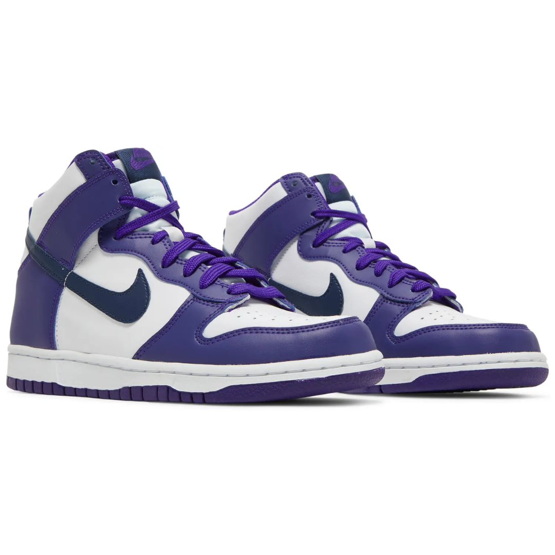 Nike Dunk High Electro Purple Midnight Navy (GS)