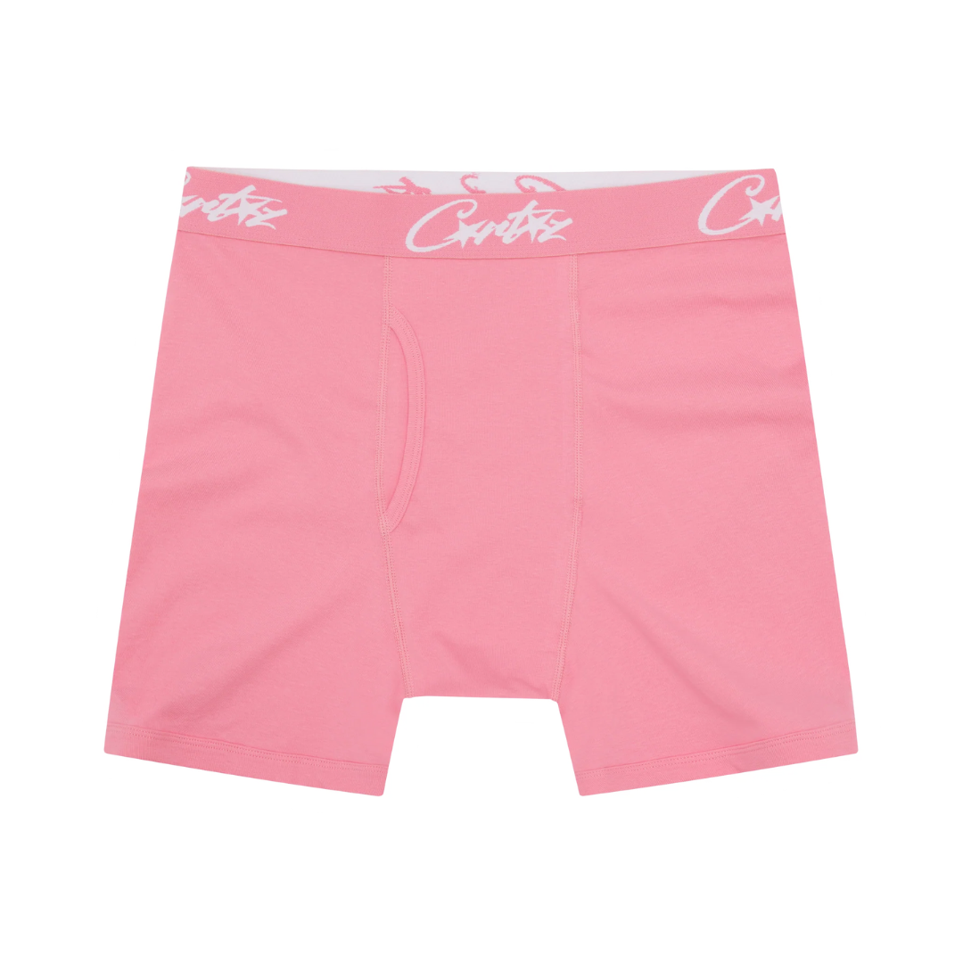 Corteiz Allstarz Boxers (3 Pack) Pink