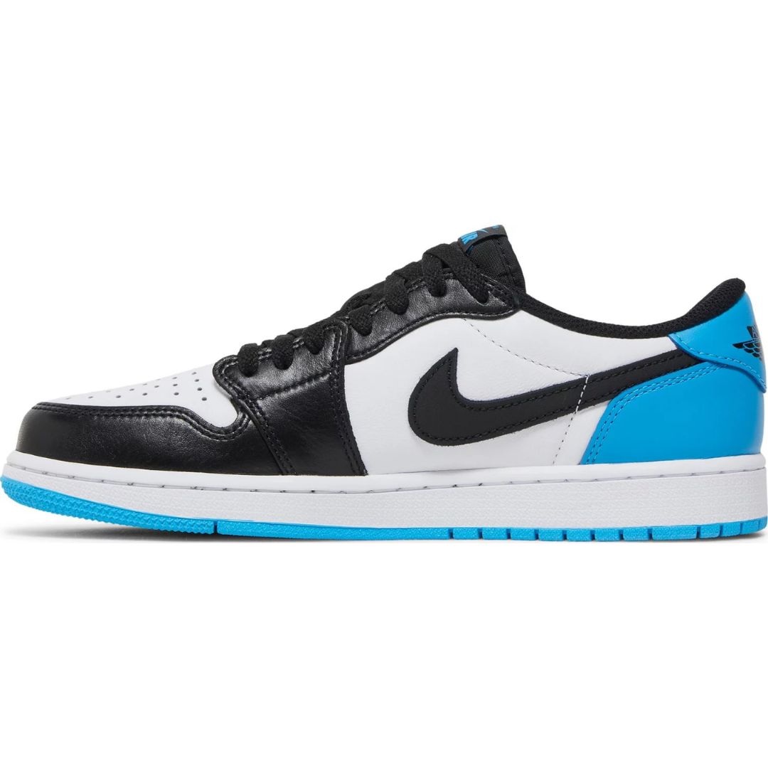 Jordan 1 Retro Low OG Black Dark Powder Blue