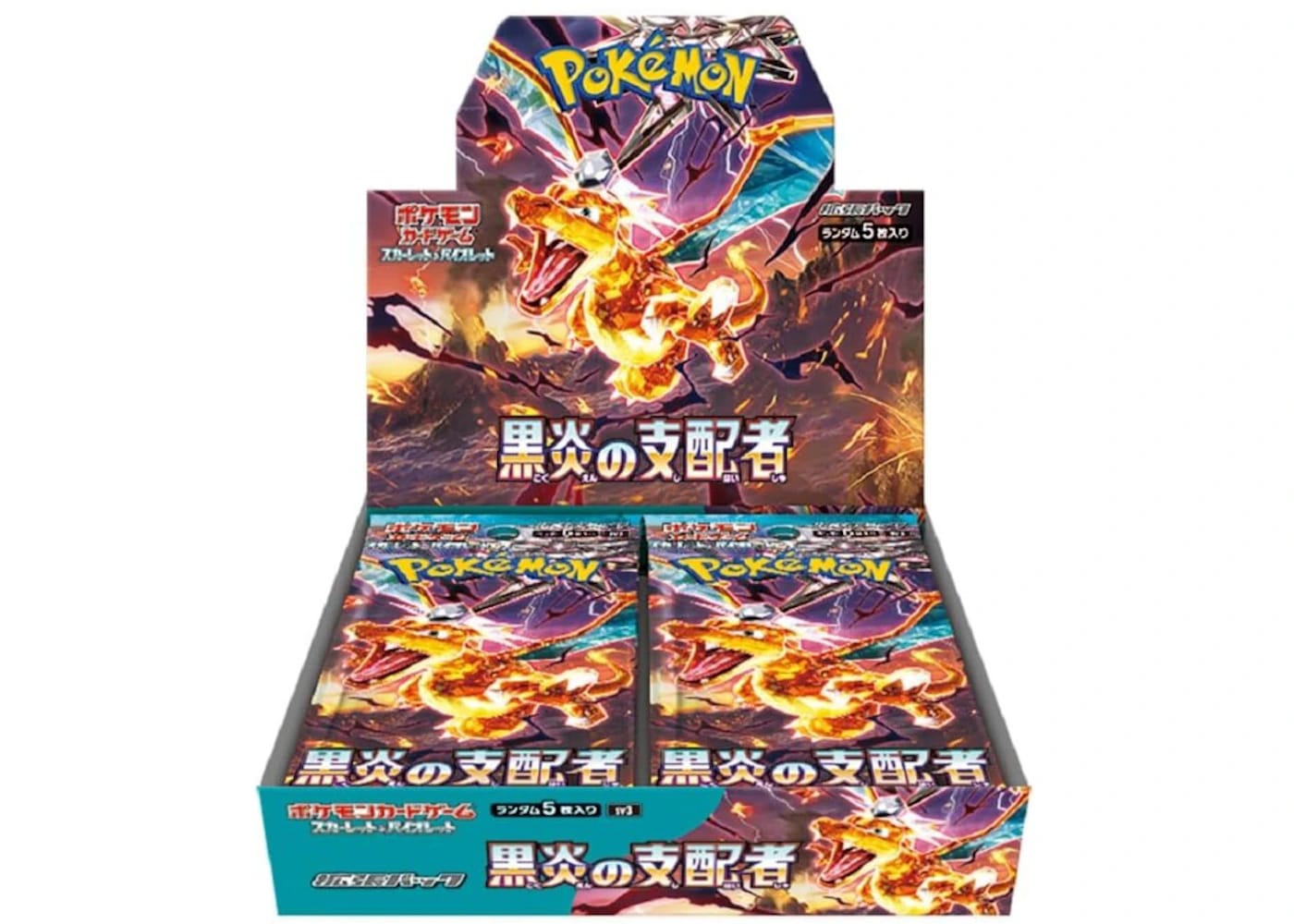 Pokemon Expansion Pack Ruler of the Black Flame Booster Box (Japanese) Pokémon TCG Scarlet & Violet