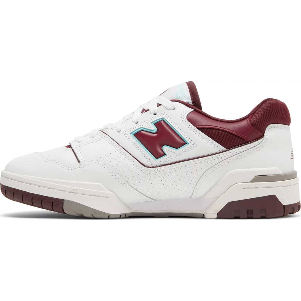 New Balance 550 Burgundy Cyan