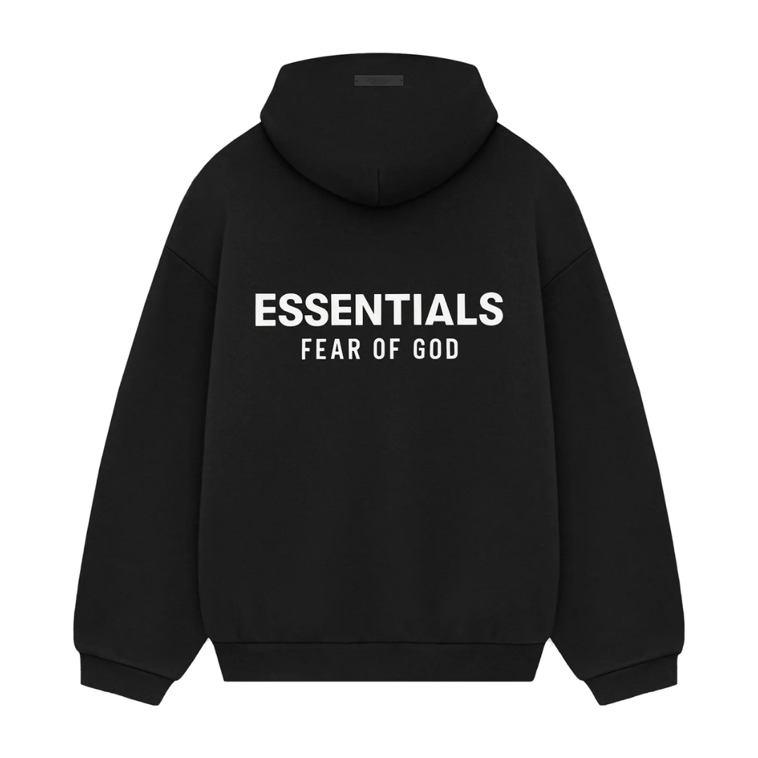 Fear of God Essentials Fleece Hoodie (FW24) Black
