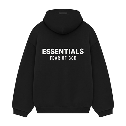 Fear of God Essentials Fleece Hoodie (FW24) Black